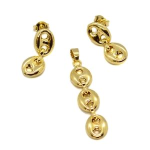 Mariner luxury set earrings with pendant